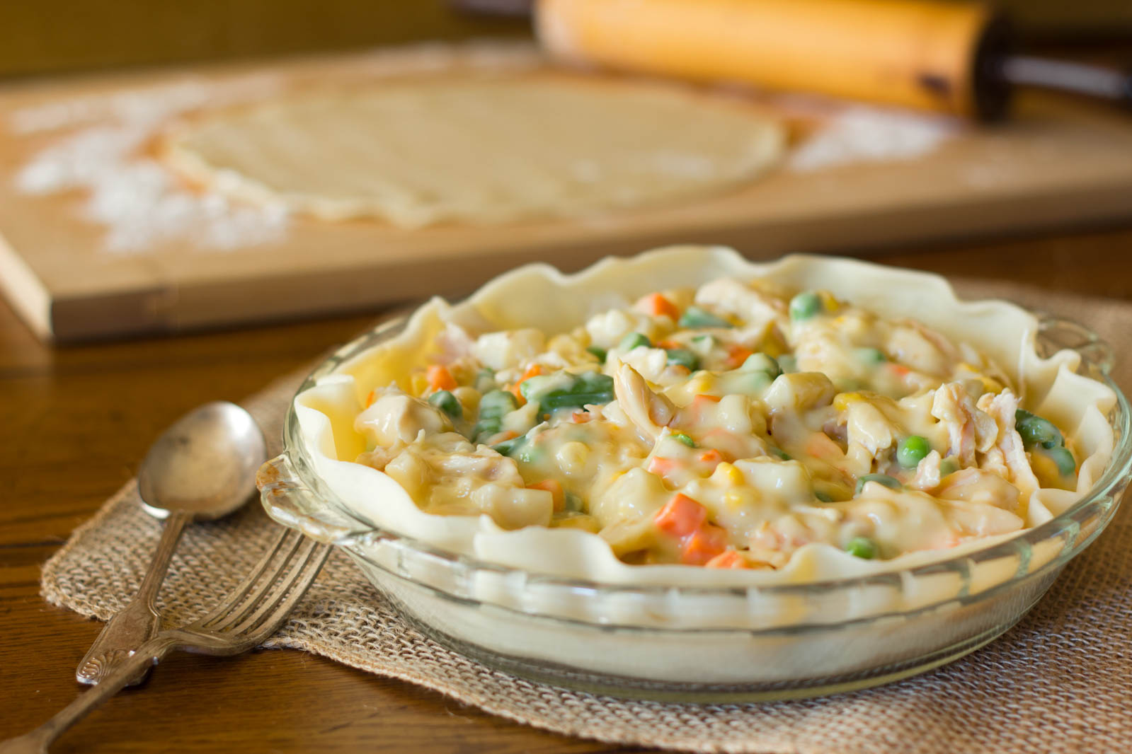 Delicious Dinner Recipes - Homemade Chicken Pot Pie is a Family Favorite